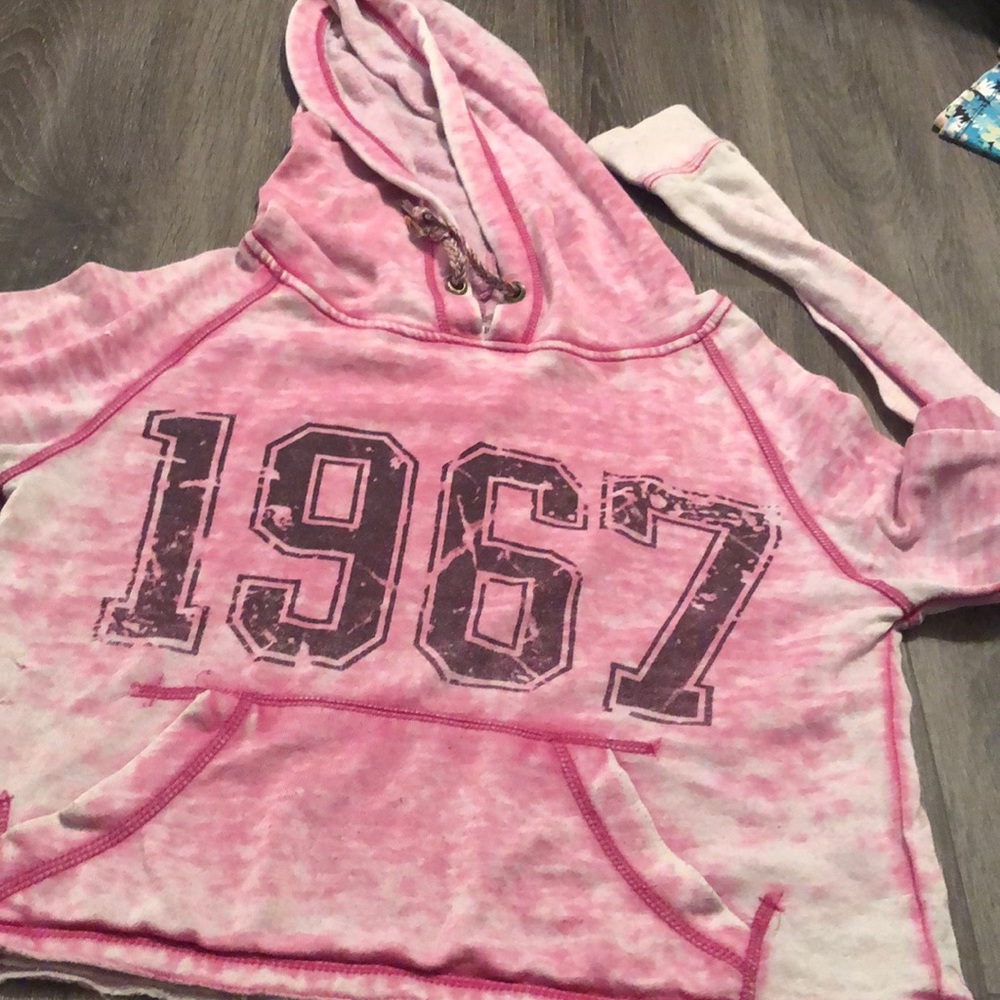 Cropped hoodie